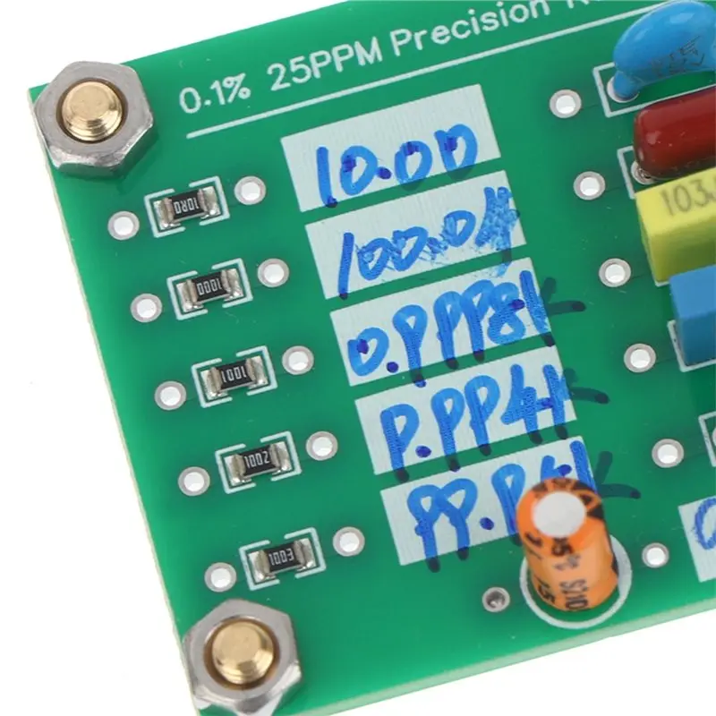 LLCS-1Pc Precisionable Reference Resistor/Capacitor Board 10V - For AD584 & LM399 Module Multimeter Calibration Tool