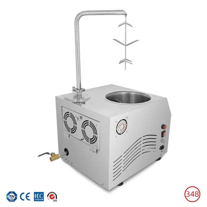 NP-348 Dispenser di cioccolata calda per negozi di gelati Desert Shops Macchina per sciogliere il cioccolato 7L
