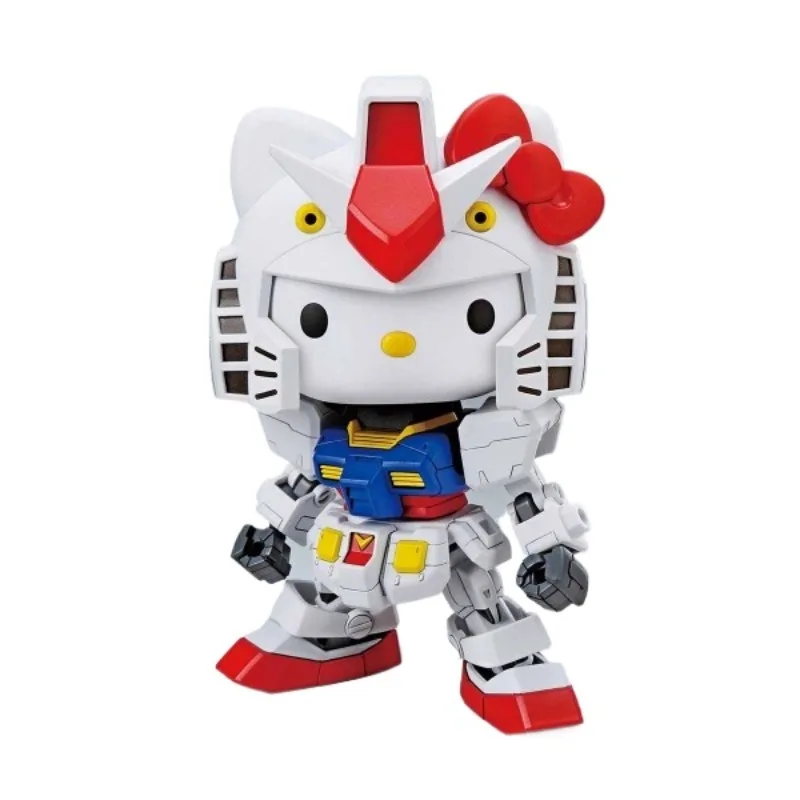 

In stock, Bandai SDEX RX-78 Gundam HELLO KITTY Yuanzu, Hello Kitty 40th Anniversary Set