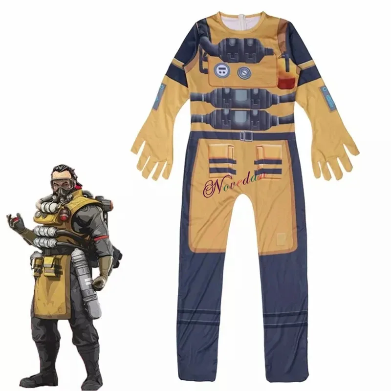 زي الفارس الأسود للأطفال، بدلة زنتاي التأثيرية للبطل الخارق من Battle Royale، بدلة قطعة واحدة مضحكة لحفلات الهالوين مع قناع