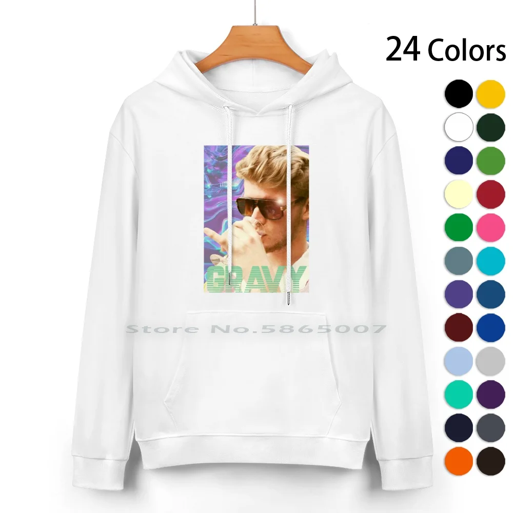 Yung Gravy Pure Cotton Hoodie Sweater 24 Colors Yung Gravy Rap Aesthetic Gang Icy Whip Ice Doinks 1 Thot 2 Thot Red Thot Mr