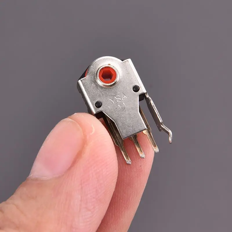2 Buah Decoder Akurat 9Mm/11Mm Tetikus Putar Encoder Roda Gulir Hitam/Merah Sangat