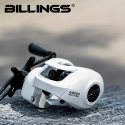 BILLINGS AW 200 Series,6.3:1 Gear Ratio,18LB Max Drag,Baitcasting Reel,For Freshwater Saltwater