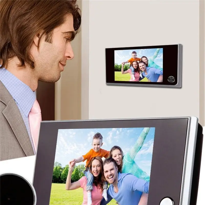 ABRI-Smart Video Doorbell Camera Wireless, Indoor Surveillance Camera, Cat's Eye Camera, Door Monitoring Visual