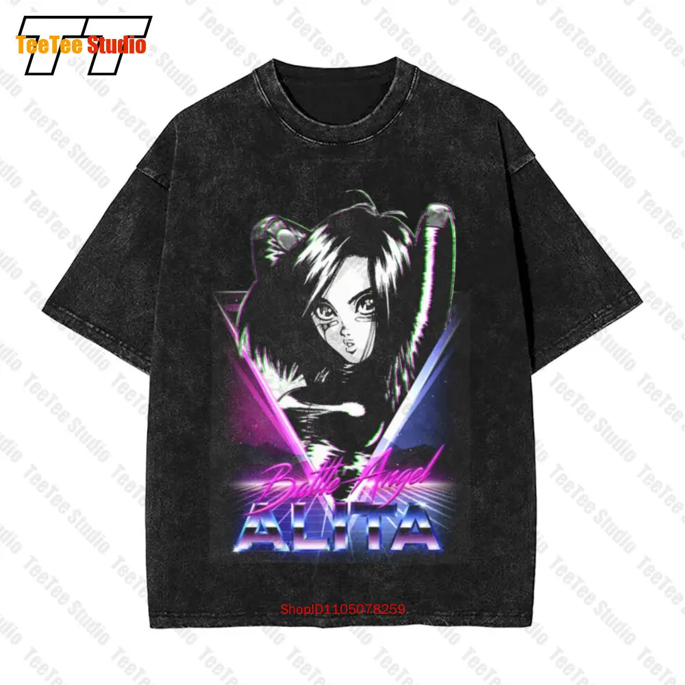 

Alita Battle Angel Science Fiction Vintage Oversized T-Shirt PWZV