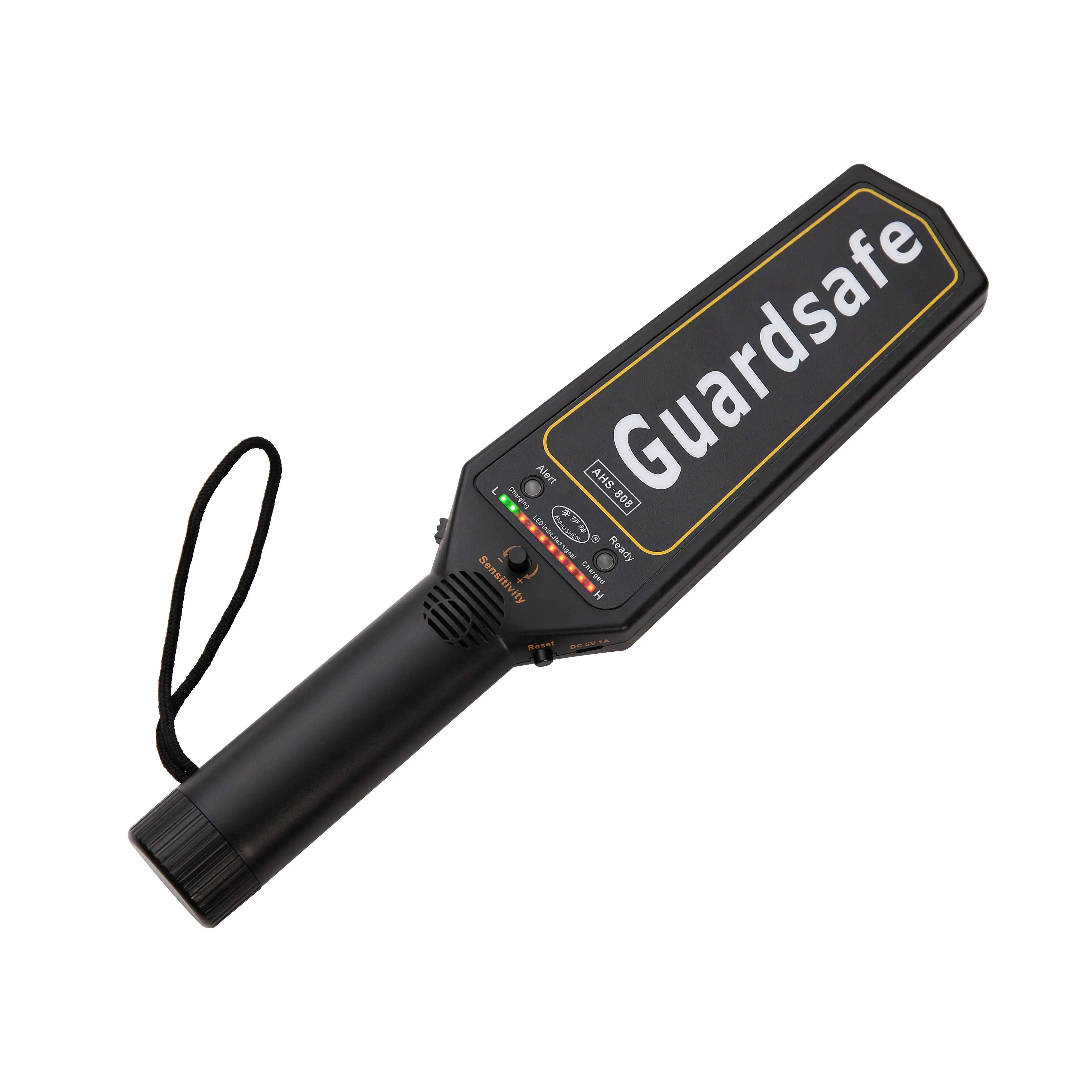 

High Sensitivity Rechargeable Hand Held Metal Detector