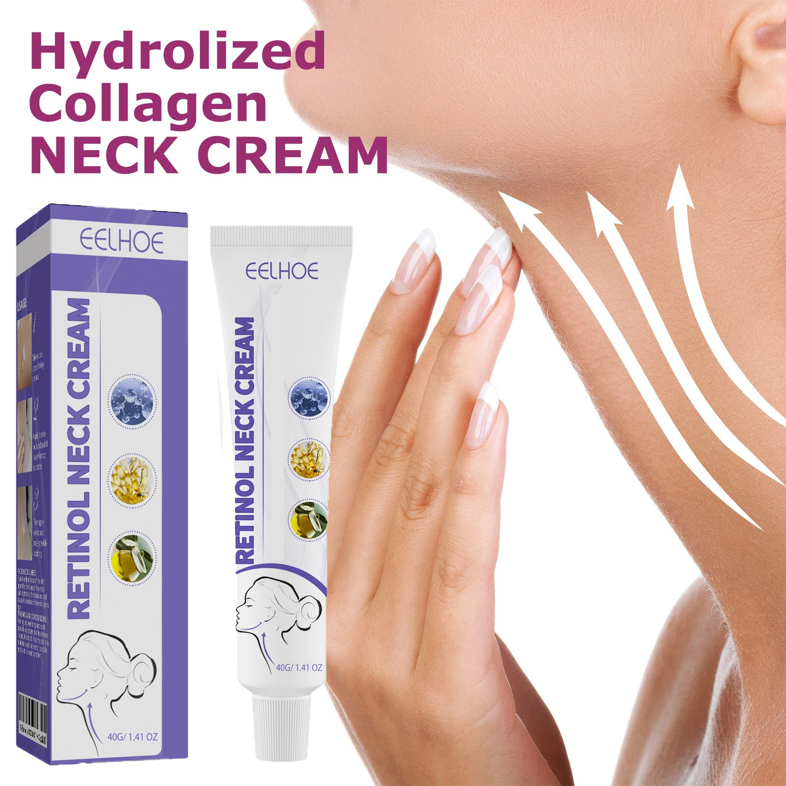 

Neck Tightening Cream,Brightens Firming Lines, Nourishes Neck, Moisturizing Smoothing Lightening Neck Cream