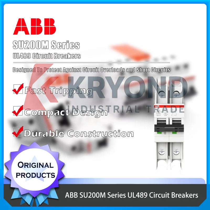 

Миниатюрный автоматический выключатель ABB SU200M UL489 обеспечивает защиту от перегрузки и короткого замыкания, безопасную электрическую работу, оригинальный продукт