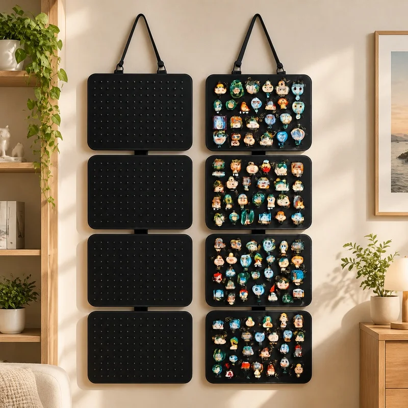 Adjustable Felt Organizer Stand for Jewelry, Lapel Pins, Brooches, and Button Display