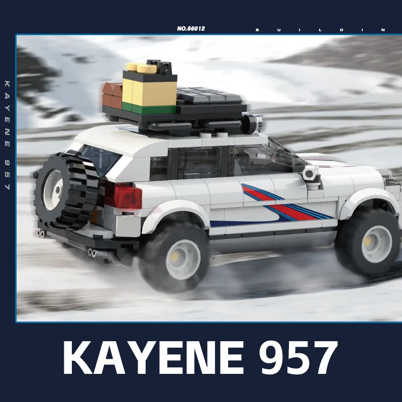 

Speed Car Germany 957 SUV Building Block Cayennes Construction Model Cross-country Vehicle Racing Bricks Toy Collection For Boys