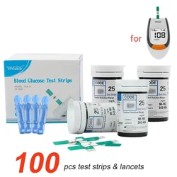 YASEE- blood glucose test paper GLM-77, GLS-77 health monitor, 100 The Lancet, inflatable blood glucose test paper, YASEEGLS-77.