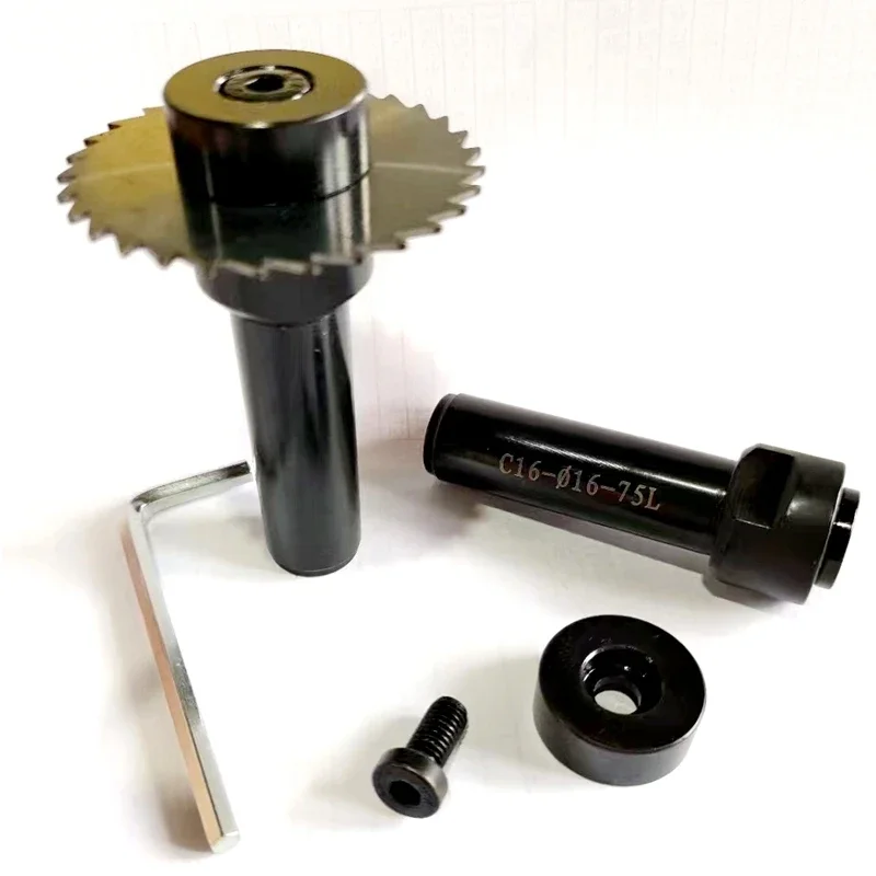 Porta-lâminas de Mandril para Serra de Corte Cnc Slotting Machining Metal Cutting Tool Fresa Fecho Frontal 10 mm 13 mm 16 mm 22 mm
