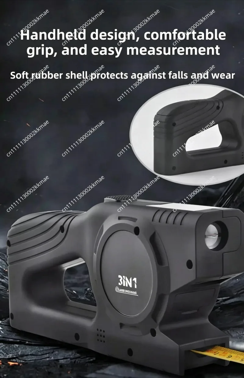 Digital Rangefinder Tape Measure 3-in-1 Intelligent Electronic Measuring Ruler Charging Multi-function