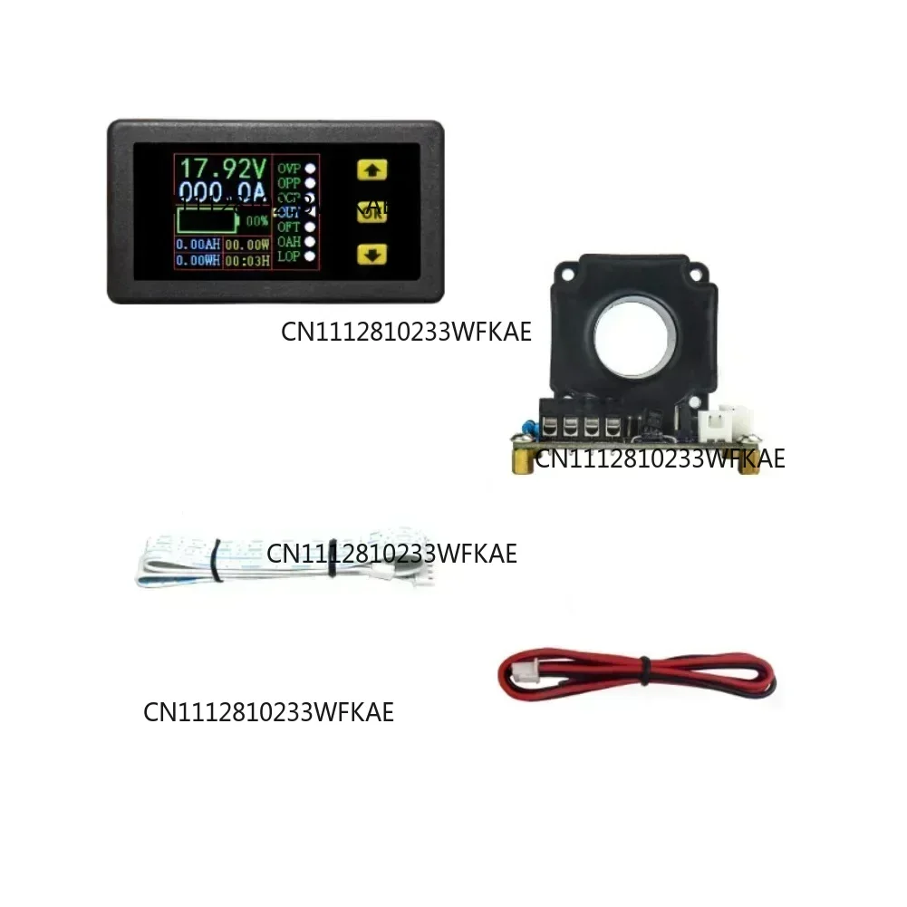 VAC9010H Hall Coulomb Meter Color LCD DC Bidirectional Voltage Current Capacity Tester Battery Monitor Coulometer for RV Solar