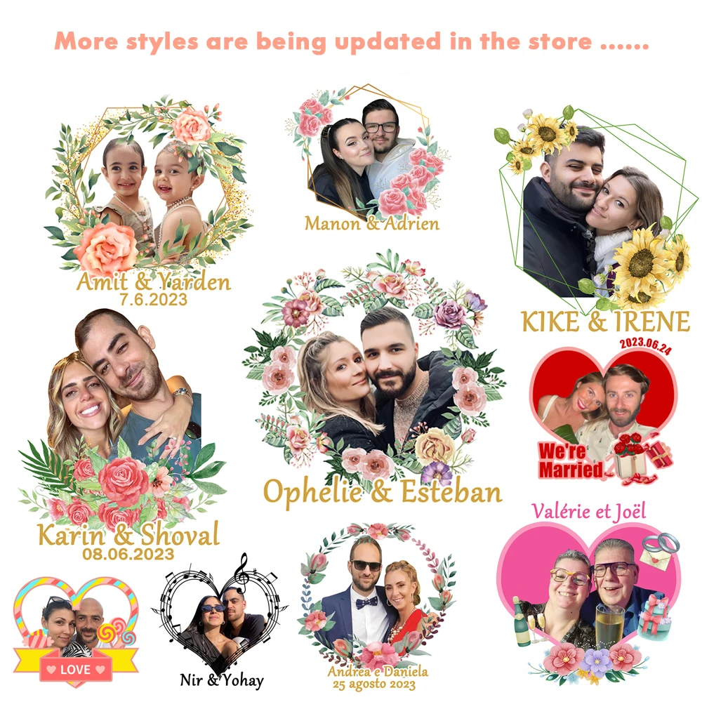 Custom Waterproof Temporary Tattoo Sticker DIY Fake Tatoo, Red Love Pattern, Suitable For Wedding, Couple, Anniversary Gift image 5