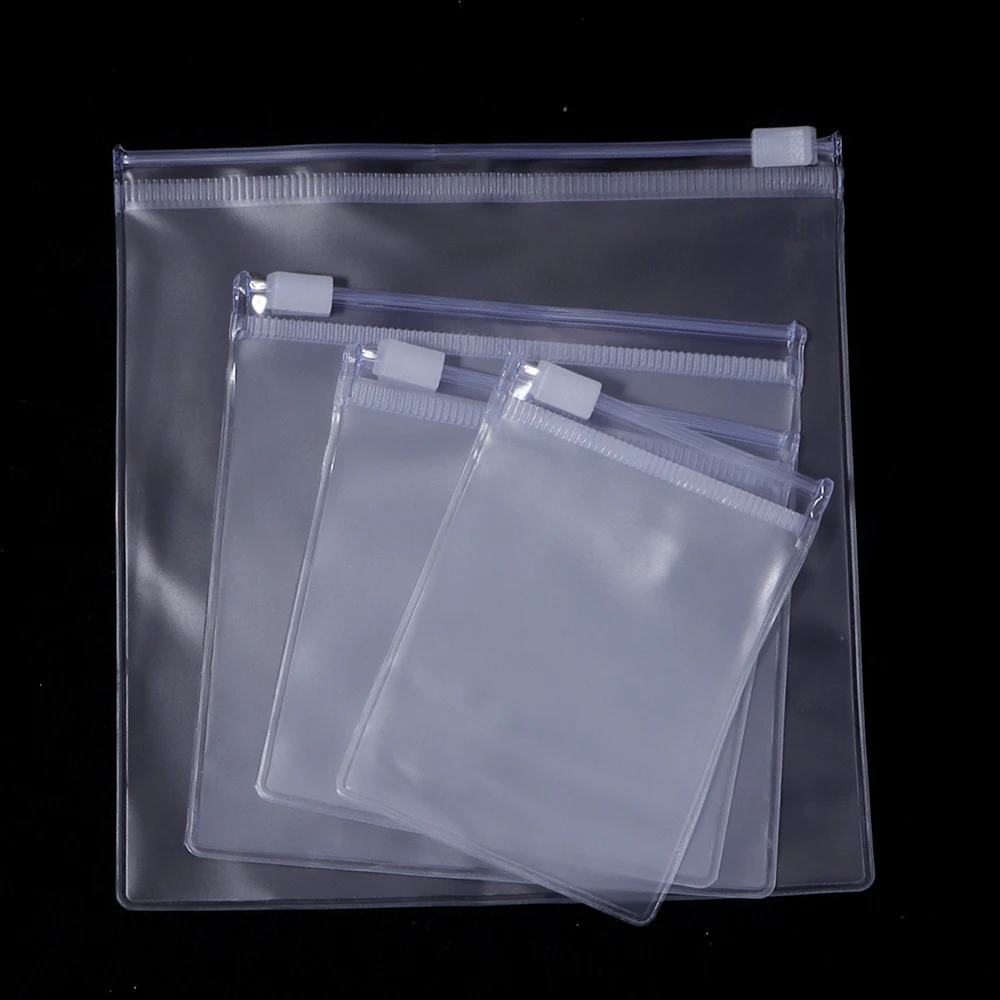 10 Stück verdickte Reißverschlusstaschen, transparente, mattierte Plastiktüten, Anti-Oxidations-Beutel für DIY-Schmuckaufbewahrung, Ohrring- und Armbandverpackung