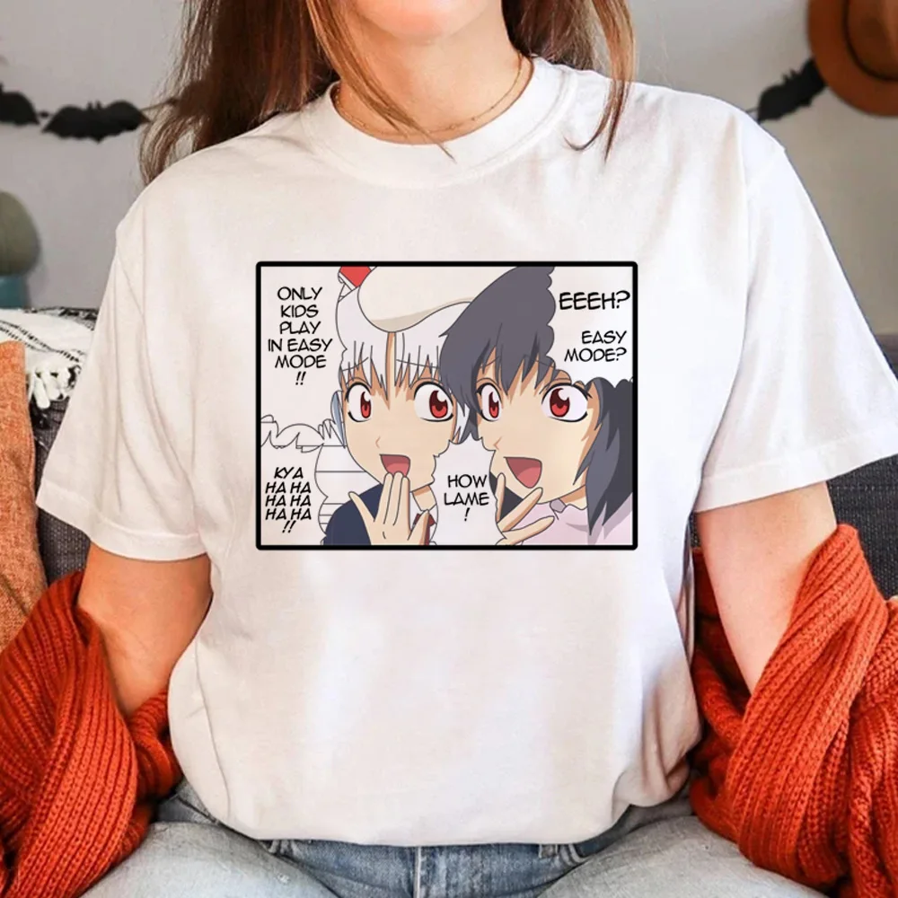 Touhou t shirt women Japanese funny Y2K tshirt girl anime clothes