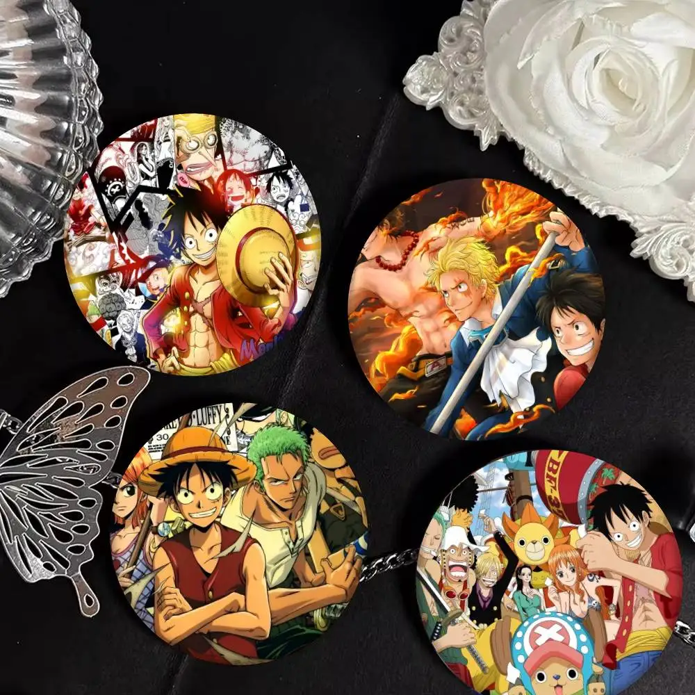 Anime L-Luffy Badge Tinplate Meme Round Brooch For Hat Bag Creative Lapel Jewelry Accessories Gifts