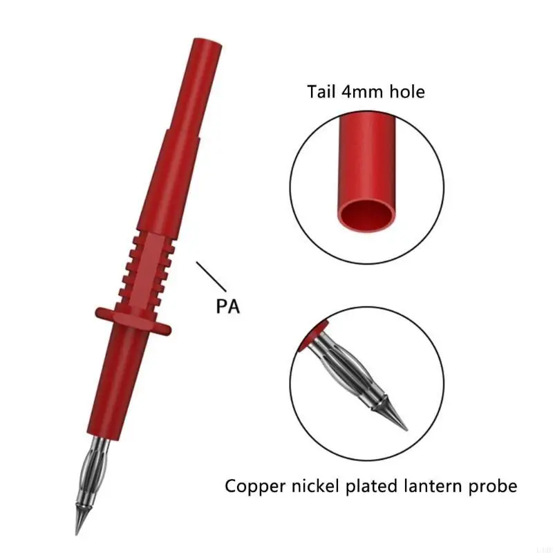 Multifunction 4mm Lanterns Head Test Probes Laboratory Test Equipment Simple Installation for Accurate & Stable L4MF