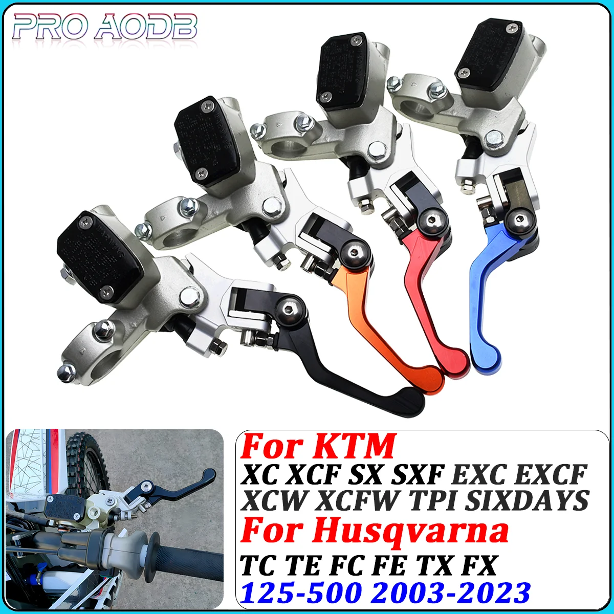 

Motorcycle Modification Brake Pump And Handle For KTM XC SX EXC EXCF XCF SXF 125-500 Husqvarna TC TE FC FE TX FX 2003-2023