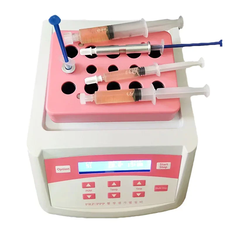 WEIAI PRP centrifugadora de plasma gel incubator 0.2-50ml prp gel maker Syringe PPP biofiller plasma gel machine prp Machine