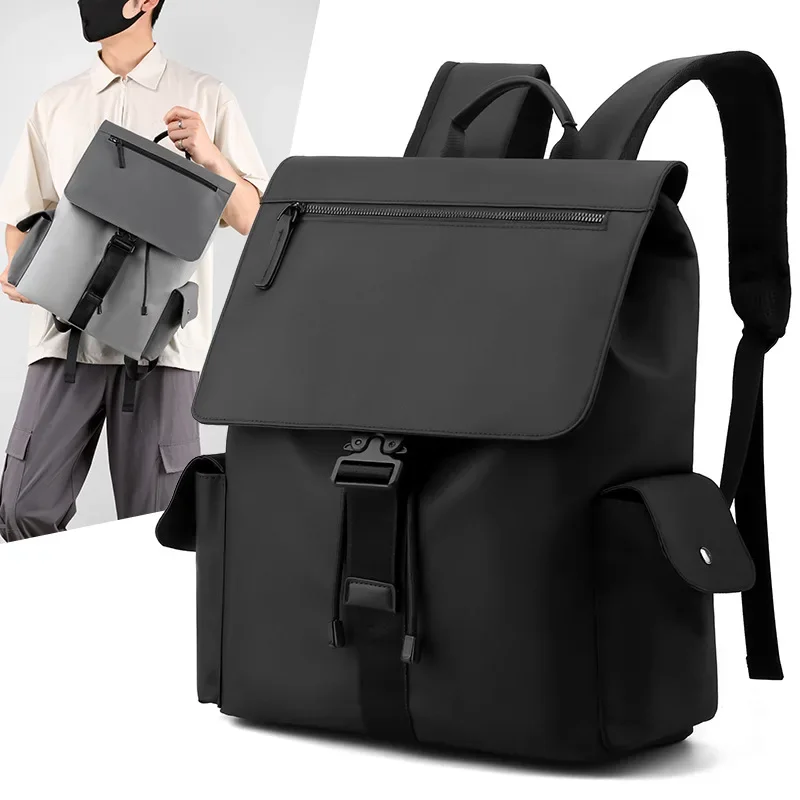 Simple and trendy Korean casual bag, business high-end backpack, computer bags short distance travel backpacks men's mochilas 가방