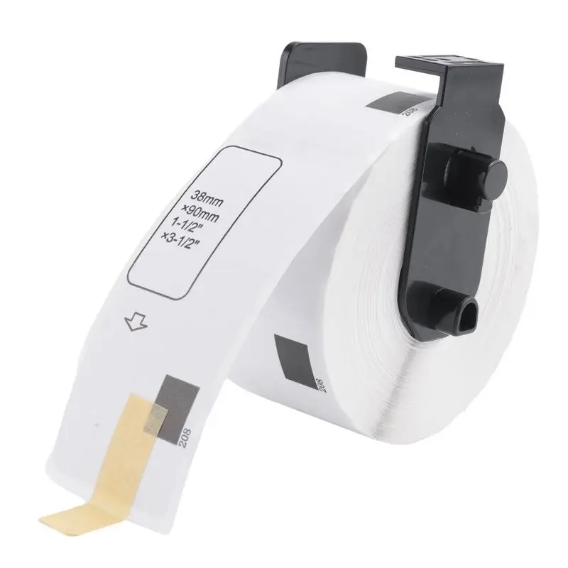 رائعة-30 لفة لأخيه DK11208 التسمية الحرارية 38 مللي متر x 90 مللي متر يموت قطع تسميات DK-11208 DK 11208 متوافق مع طابعة Brother QL