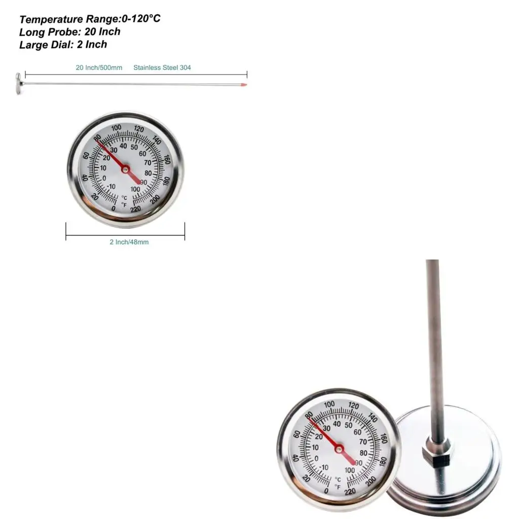 

Quick Temperature Measurement Thermometer Coffee Tea-Water Soil Thermometer