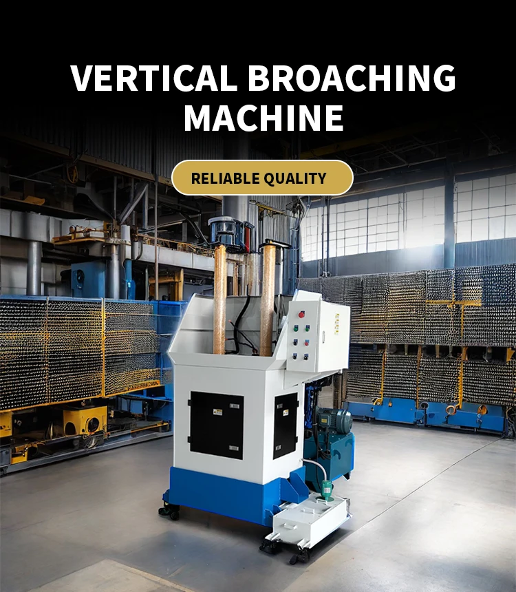 High Precision and High Efficiency Vertical Hydraulic Gear Broaching Machine Factory Production and Sales