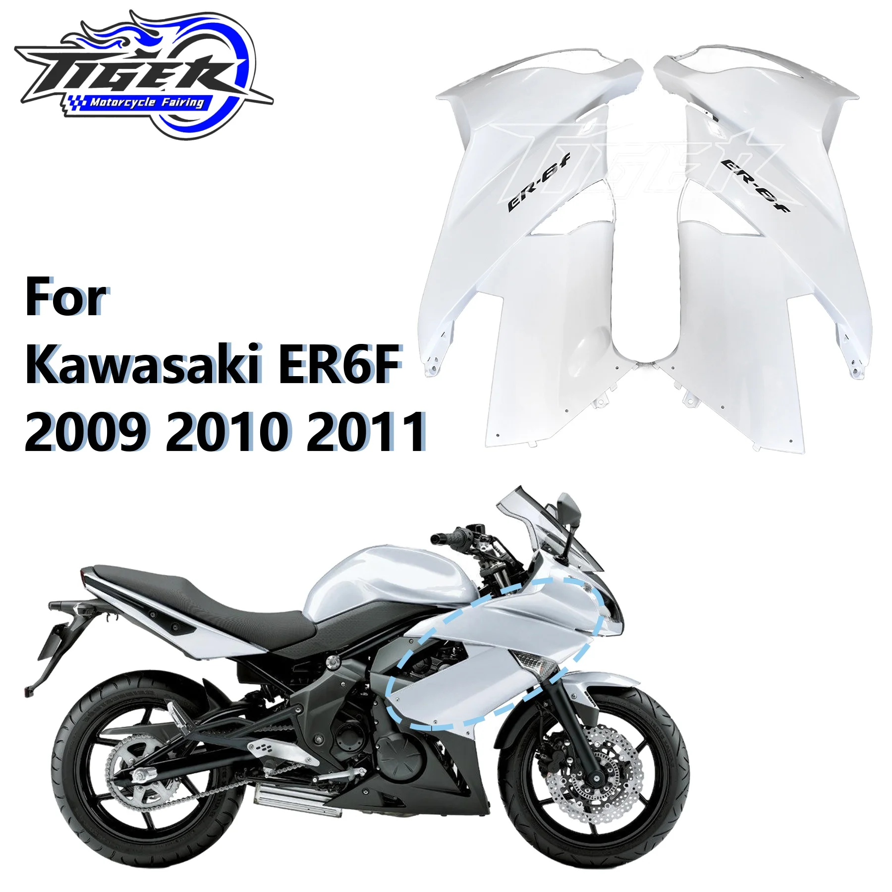 New Fairing kit bodywork ABS  For Kawasaki NINJA 650 ER6F EX650R ER-6F EX 650R ER 2009 2010 2011 09 10 11