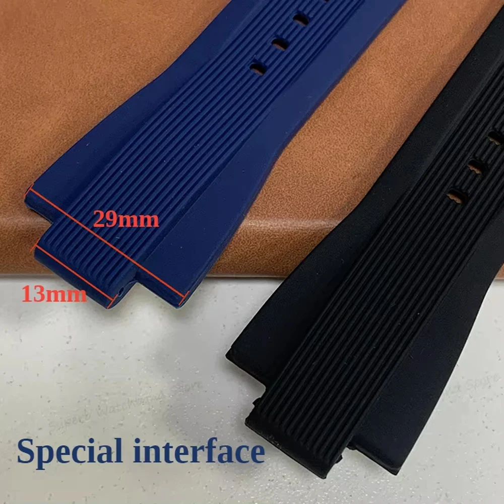 Soft Silicone Watchband for Michael Kors MK8184 MK8729 MK9020 MK8152 MK9020 Watch Strap Men Replace Watch Accessories 29mmx13mm