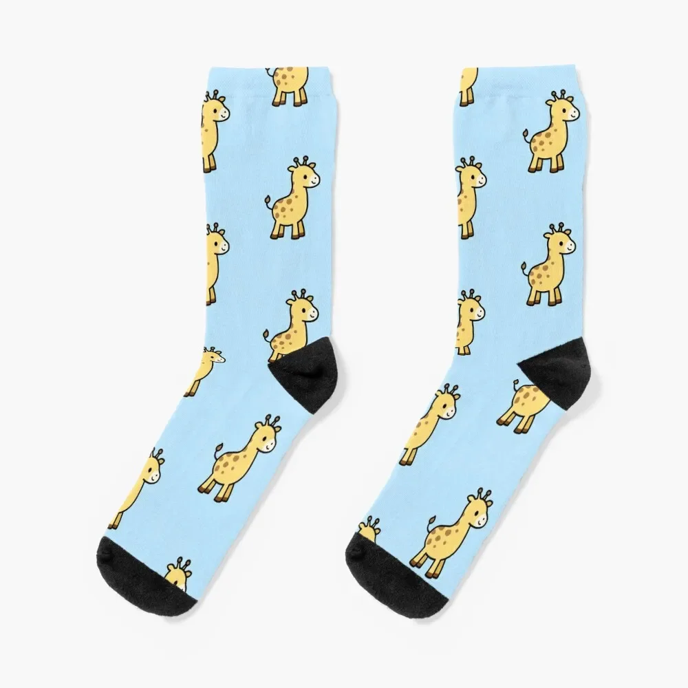 

Giraffe Socks New year's colored kawaii Antiskid soccer Socks For Men Women's