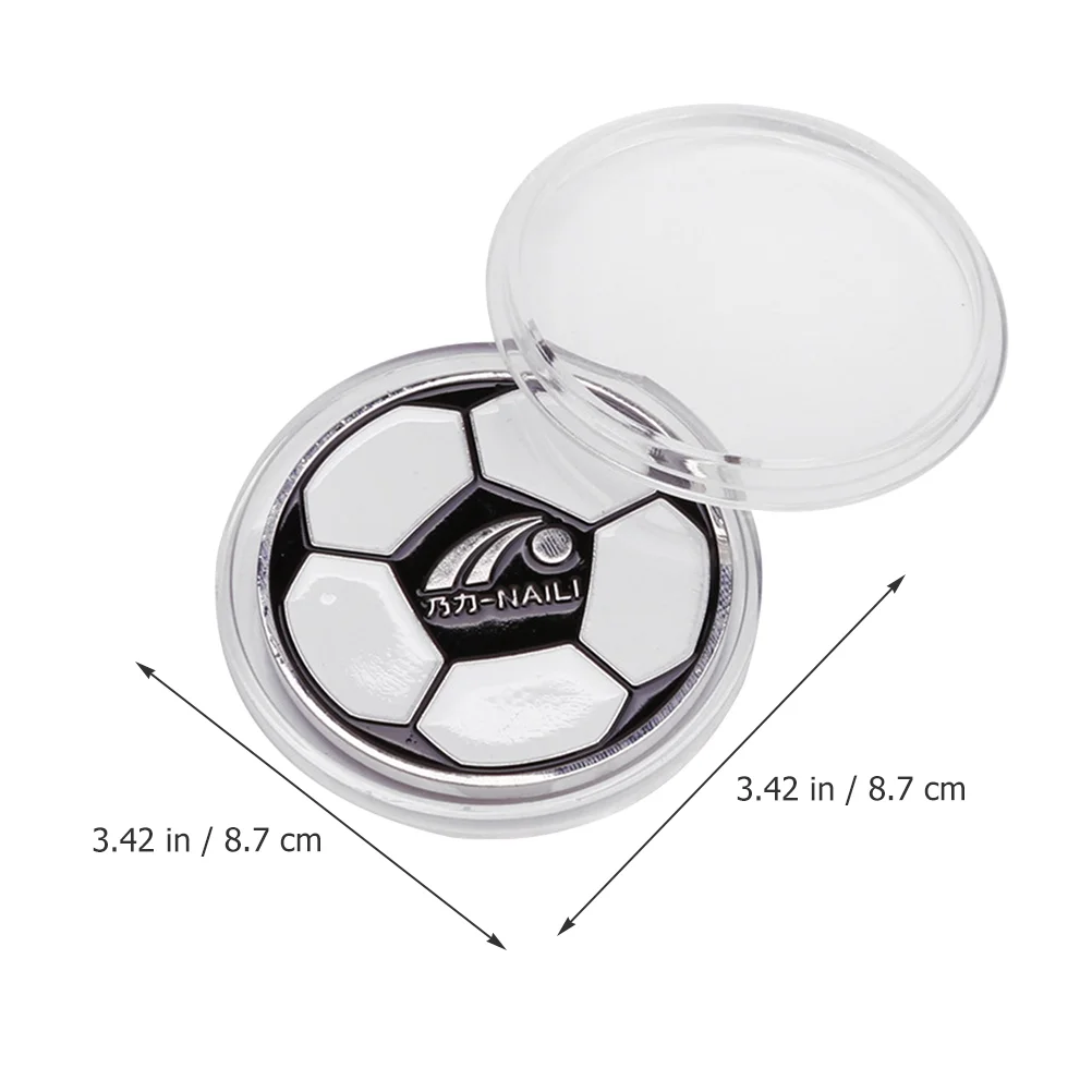 Football Referee Supplies Edge Picker Splitter Coins Soccer Alloy Contest Judge Metal for Match Practical Flip Toss