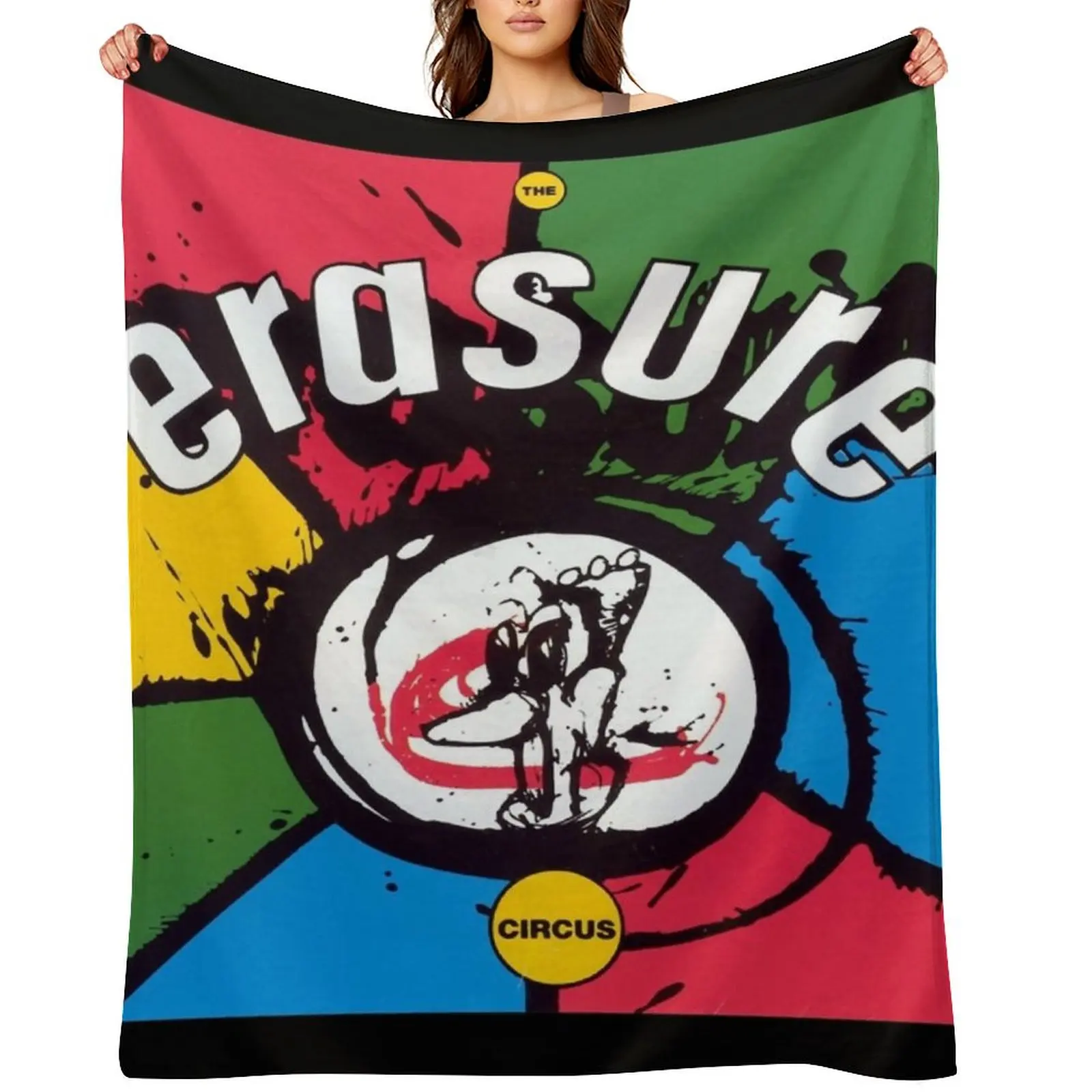 

Erasure the circus Throw Blanket Decorative Throw For Baby Soft Plush Plaid wednesday Blankets