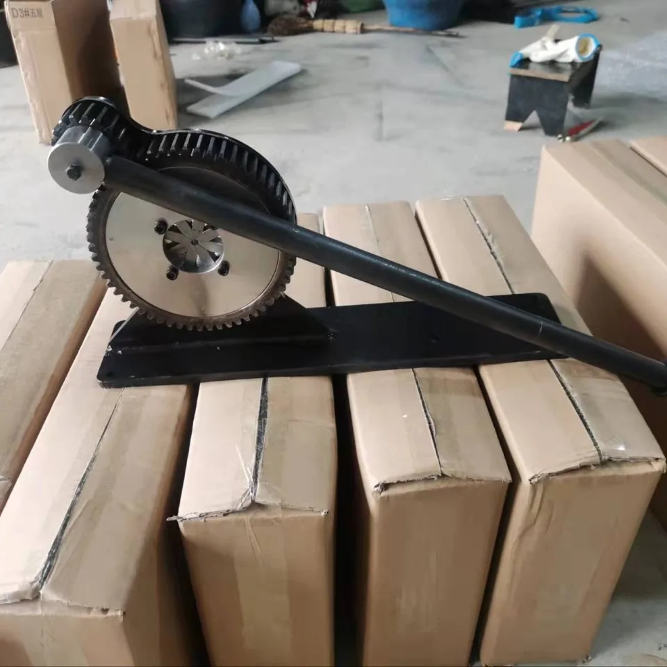 Manual Gear Pipe Crimper 8 Teeth 6 Teeth, Hydraulic Press Tool for Throttle Pipe and Oil Line, Hand Tube Crimping Pliers