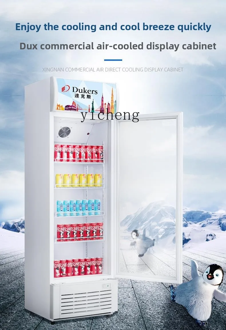 

ZZ first-class energy efficiency refrigerated display cabinet vertical fruit flower supermarket beverage freezer