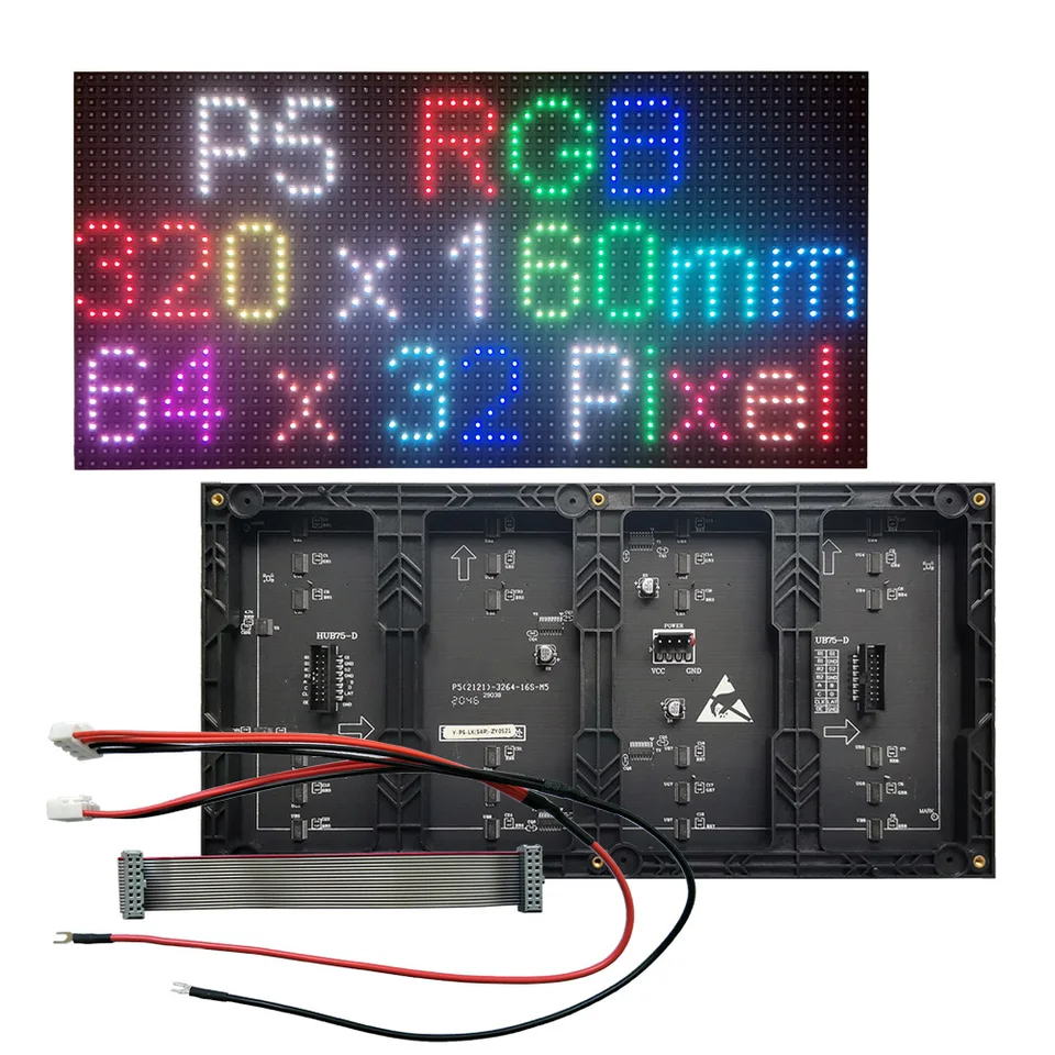 P5 屋内フルカラー LED ディスプレイ モジュール 320 ミリメートル x