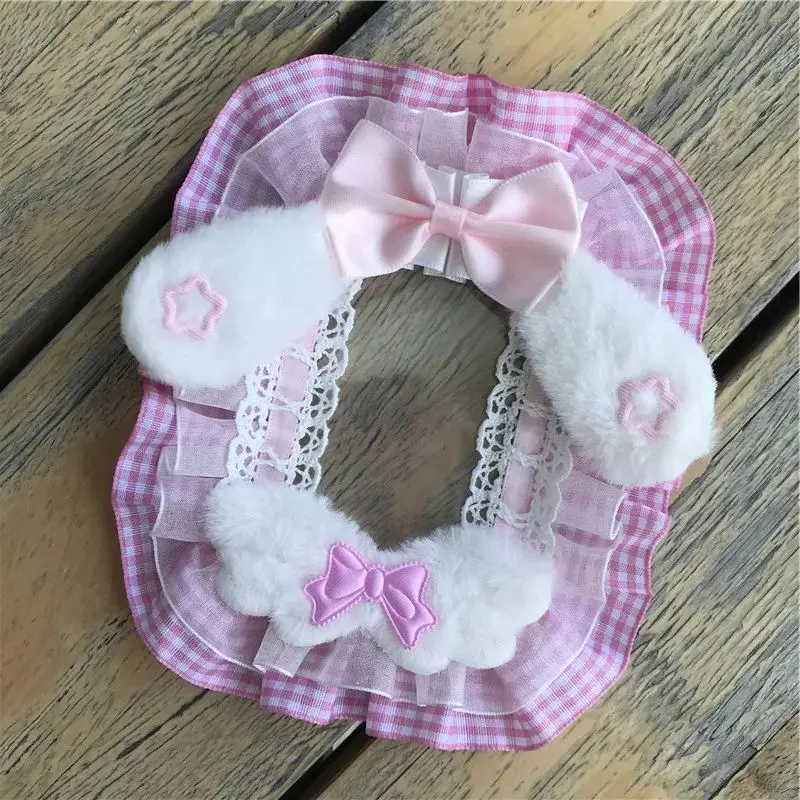 DIY Card Holder Sleeve Credit Card Case Cartoon Photo Protective Cover Cute Plush Card Holder Photocard Holder Badge Ornament