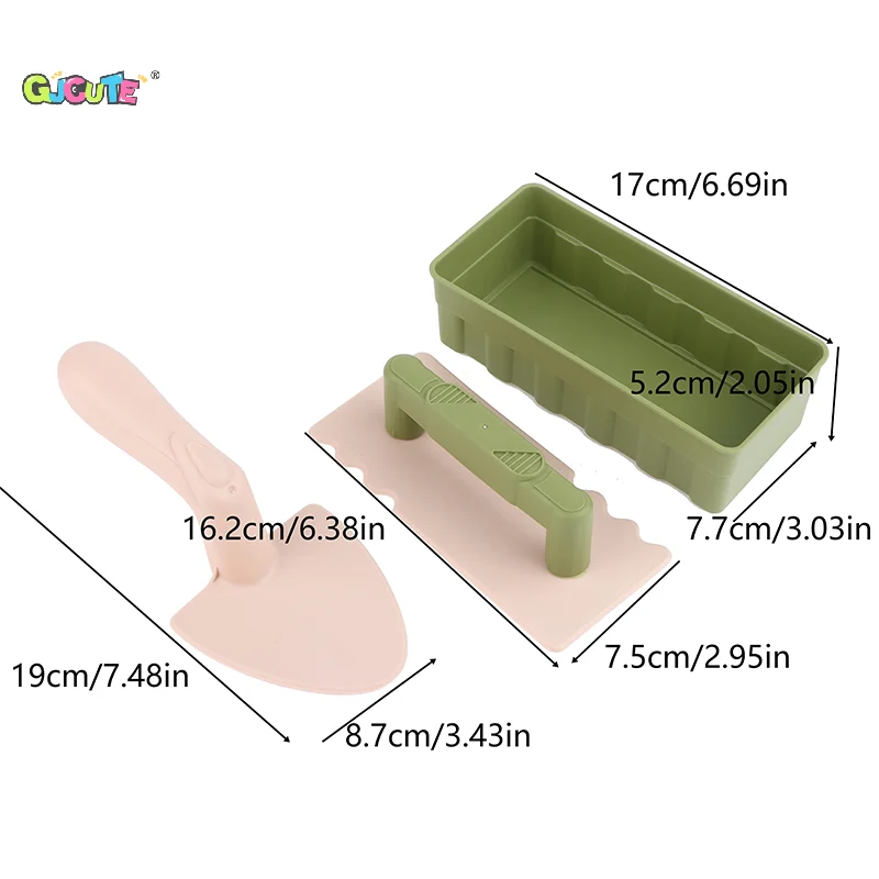 3 Pz/set Giocattoli Da Spiaggia Kit Giocattolo Da Neve Sabbia Divertimento Mattoni Maker Castello di Sabbia Stampo Giocattoli Estate Inverno Spiaggia All'aperto Neve Costruire Giocattolo Regali Per Bambini