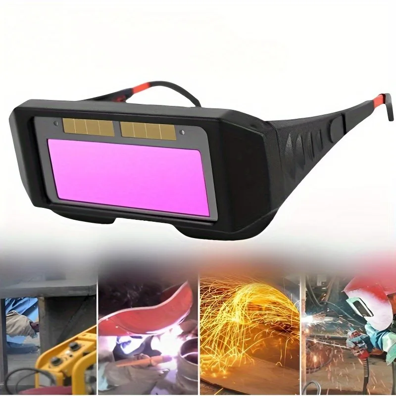 Automatic Dimming Welding Glasses Light Change Auto Darkening Anti-Eyes Shield Goggle for Welding Masks EyeGlasses Accessories
