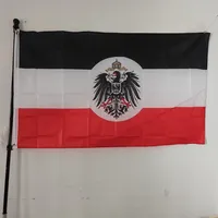German Empire Imperial Flag 90x150cm Polyester Banner for Wall Decoration, Historical Collectible, Durable Hanging Display