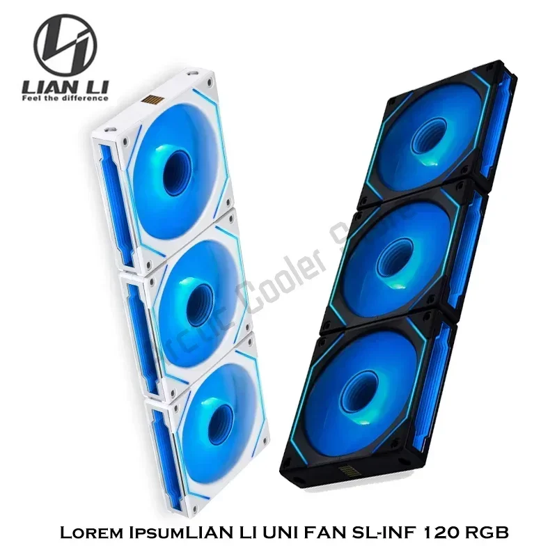 LIAN LI UNI FAN SL120 Evolution Forward Blade SL-INF Mirror Gamer Cooler 12cm RGB Daisy-Chain L-connect 3 Cableless