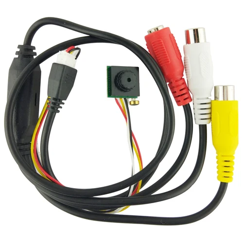 Mini cámara FPV 12x12mm 700TVL 3,6mm lente pequeña Micro CMOS cámara de vídeo a Color con micrófono/Audio para FPV Quadcopter/Racing/Drone