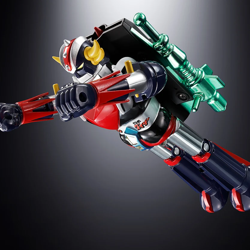 정품 반다이 CHOGOKIN 그랜다이저 & 스페이저 UFO 세트 1975 레플리카 애니메이션 액션 피규어 수집품 모델 장식품 크리스마스 선물