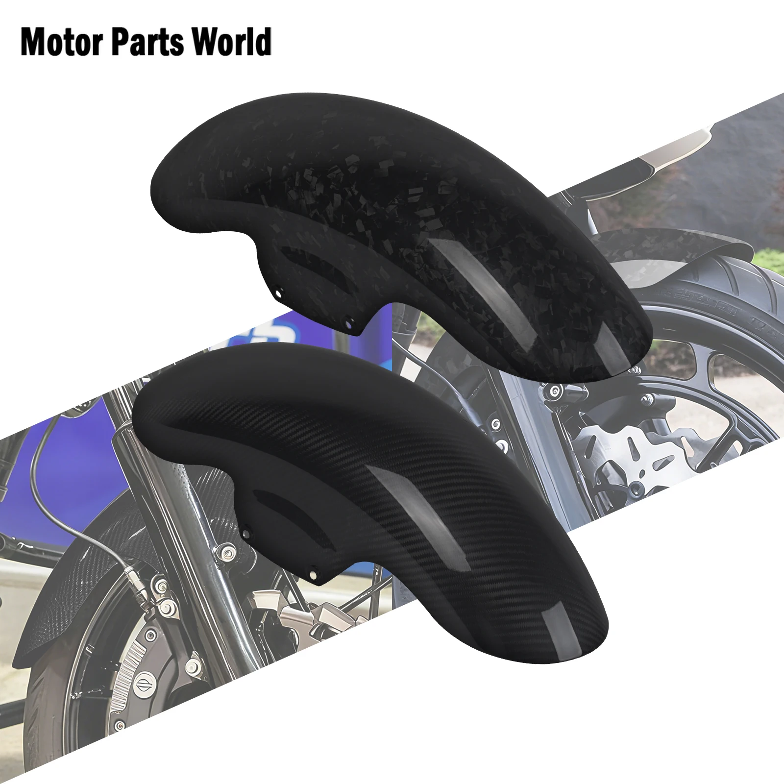 

Motorcycle Front Fender Mudguard Cover Wheels Wrap For Harley Touring Road King Electra Street Glide 2009-2023 FLHR FLHTK