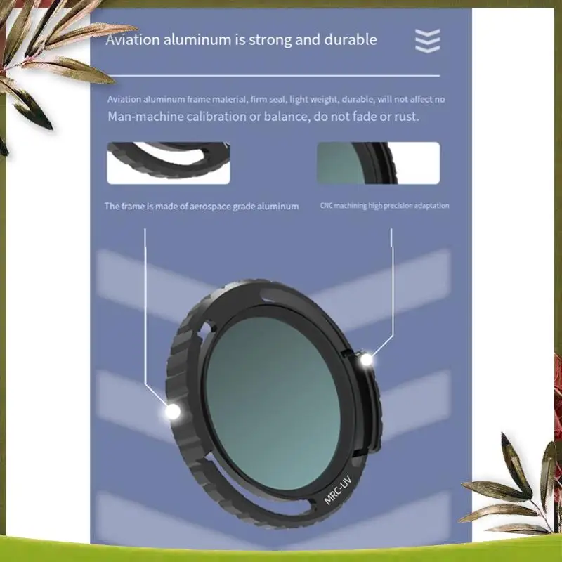 

New-UV Lens Filter Filter Set For DJI Avata 2 Drone Waterproof Anti Whiteout UV-Blocking Drone Accessories