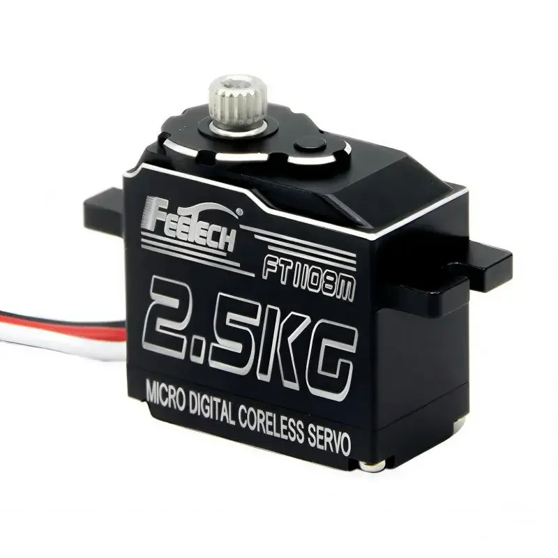 SmCp2.5KG 5KG Micro Servo 9g 11g All Metal Coreless Low Noise 180 Degree Digital Servo For RC Mini Car Buggy FT1108M FT1109M FEE