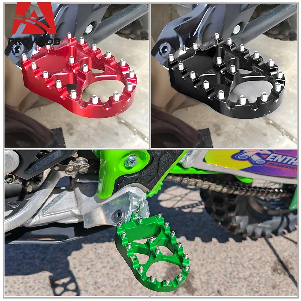 Motorcycle Foot Pegs Foot Rests Pedals For Kawasaki KX KX250 KX450 KX250F KX450F KX250X KX450X For Honda CR CRF 125 150 250 450 view 5