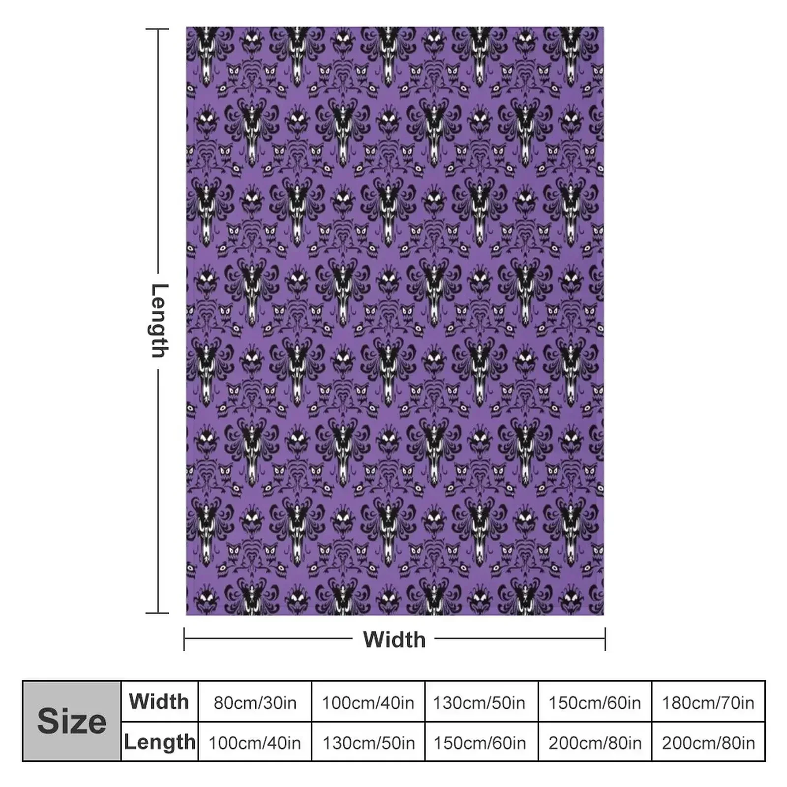 Haunted Mansion Wallpaper Throw Blanket Flannel Multi-Purpose Thins anime Blankets For Baby Decoratives Blankets