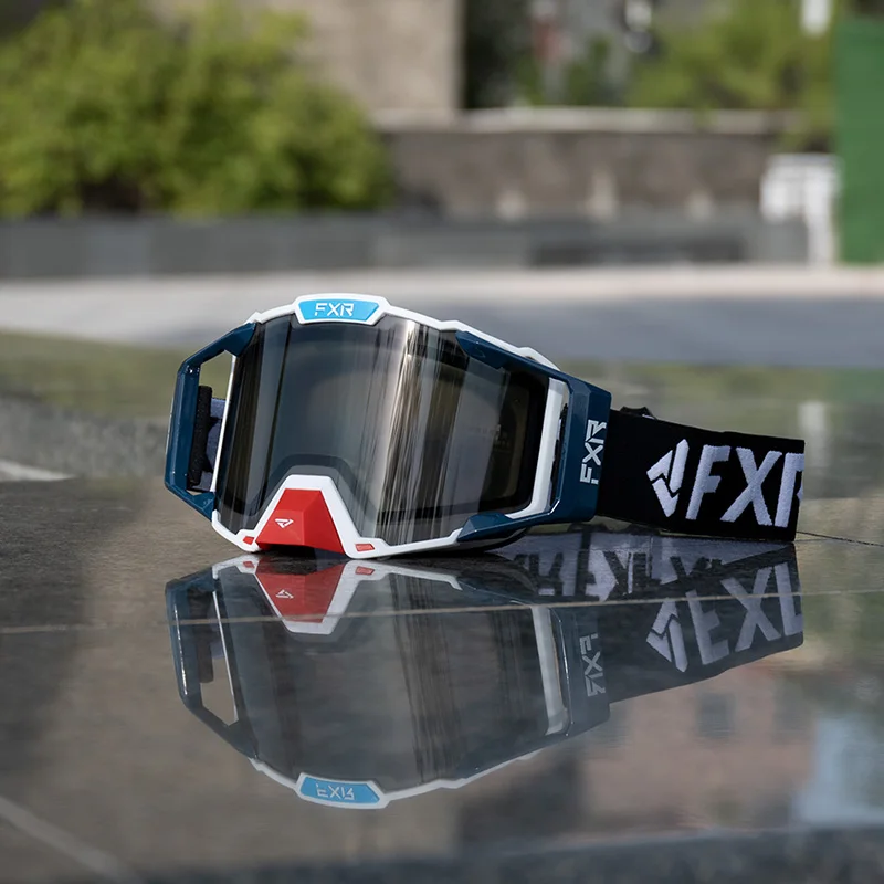 Neue FXR Motocross-Brille Motorrad-Sonnenbrille für Herren Winddicht Beschlagfrei Schutzbrille für Skifahren Radfahren Rennfahren MTB ATV Offroad-Brille